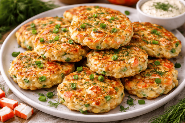 Эти оладьи съедают быстрее, чем роллы: простой рецепт из крабовых палочек с нежной текстурой