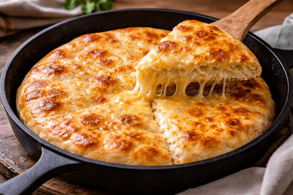 Готовлю каждый день и не устаю: осетинский пирог на сковороде за 10 минут, который съедают мгновенно