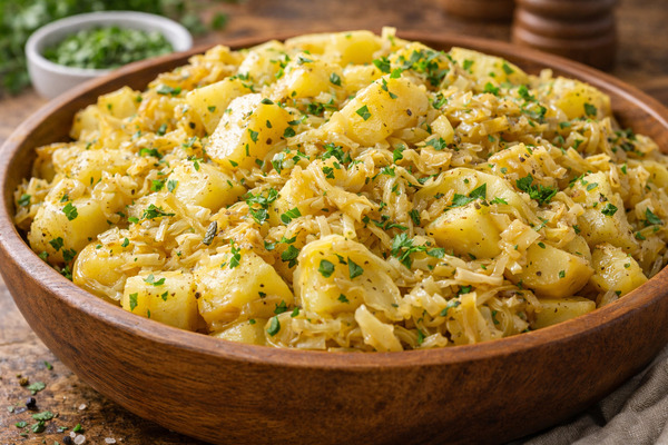 Даже простой ужин может быть в удовольствие: как вкусно приготовить капусту с картошкой мягко и сочно