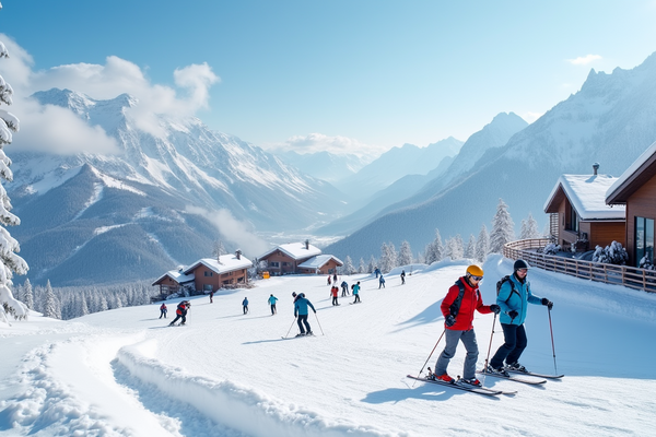 АТОР: около 500 тыс. россиян отметят Новый год на горнолыжных курортах страны