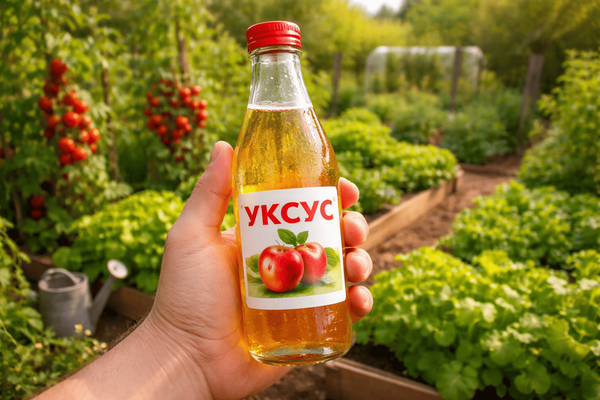 Обычный уксус заменит дорогие средства: как правильно применять его для подкормки и защиты растений