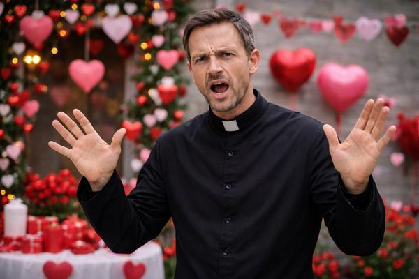 Иеромонах Макарий и ОП считают День святого Валентина коммерцией и грехом