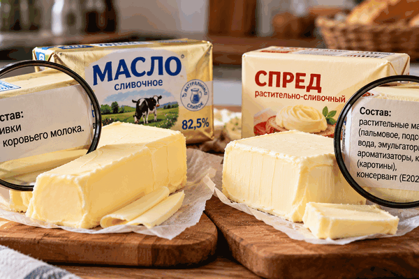 Сливочное масло или спред: как отличить продукты по составу и не переплатить