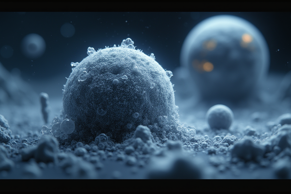 Учёные сняли то, чего на Луне быть не может: частица магнетита с газами