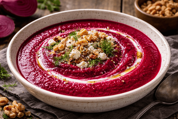 Забудьте про долгую готовку и шинковку овощей: бархатный суп из свеклы получается проще борща и вкуснее ресторанных блюд
