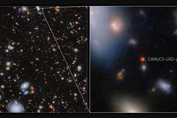 Учёные выяснили, что CANUCS-LRD-z8.6 прятала огромную чёрную дыру