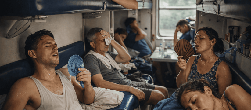 За духоту в купе поезда Пермь – Адлер семья отсудила 200 тысяч руб. Семья из Перми собиралась провести отпуск в Кра...