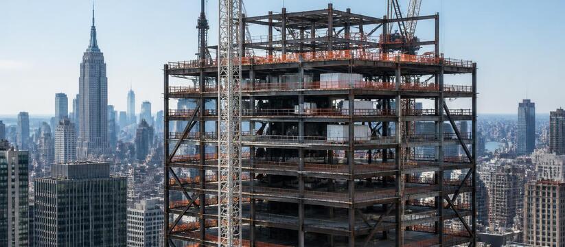 В Нью-Йорке началось строительство последнего н...