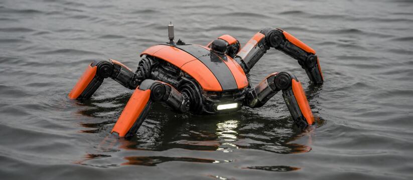 Китайский робот-паук QuadBoat создан для спасения утопающих Китайские и американские ученые создали робота ...