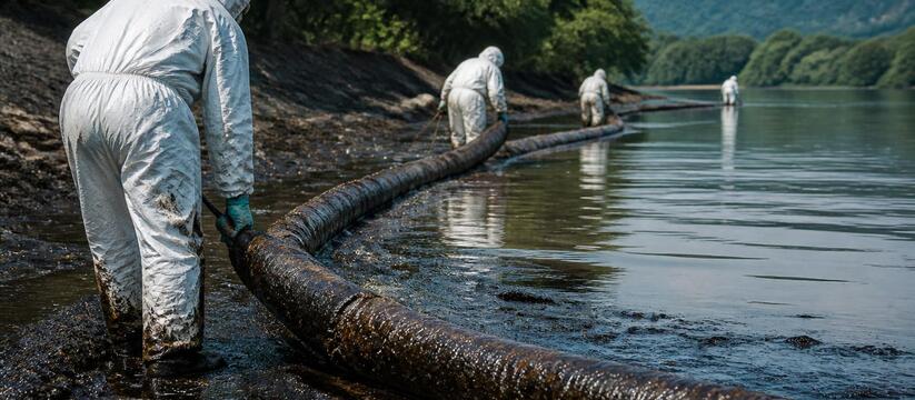В Перми круглосуточно ликвидируют загрязнение н...