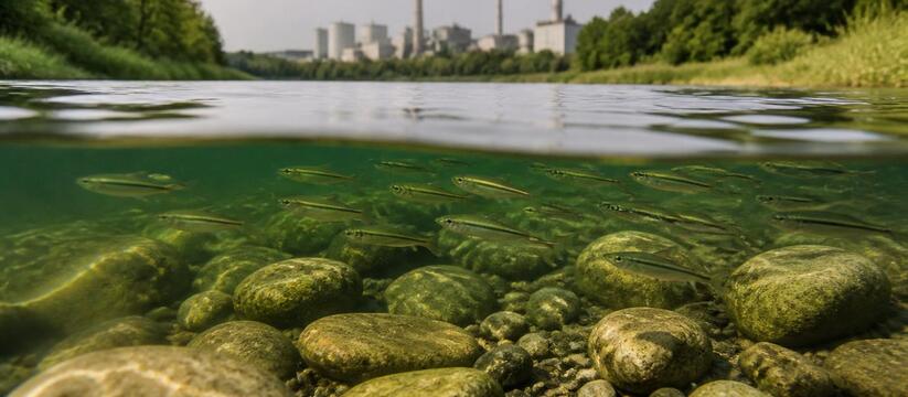 Пермский завод компенсирует экологический вред, выпустив в Каму мальков Пермский завод после проверки природоохранной п...