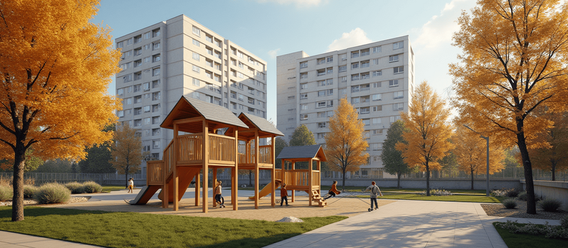 В Перми продолжают благоустраивать детские и сп...