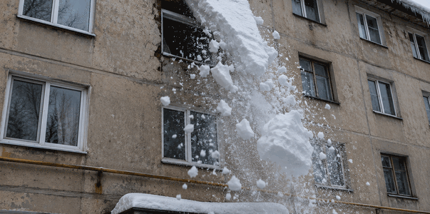В Перми УК наказали за падение снежной глыбы на...