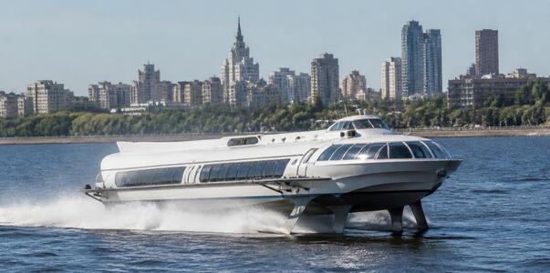 В Пермь прибыло судно на подводных крыльях «Мет...