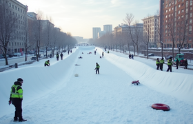 В Перми на эспланаде построят зимнюю горку для ...