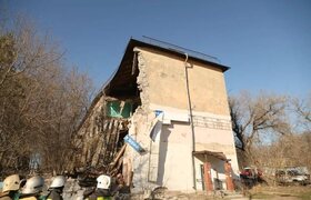 Рухнувший аварийный дом на Чкалова в Перми снес...