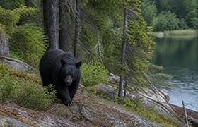 Медведь напал на пожилую пару в Канаде