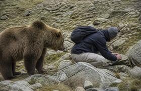 Турист засмотрелся на скалы в Румынии и не заме...