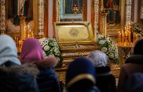 В Пермь привезли ковчег с мощами Матроны Москов...