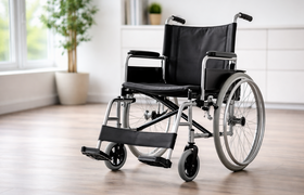 В Прикамье колясочник вынужден спускаться по ле...