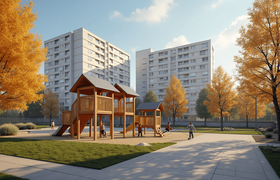 В Перми установили 73 новых детских игровых и с...