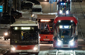 В Перми появился первый 18-метровый автобус-гар...